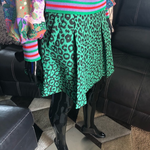 Banana Republic Green/Black Skirt - Picture 10 of 16